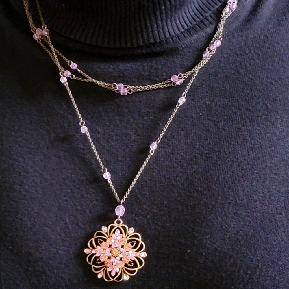 Purple Mandala Medallion - Picture 1 of 1